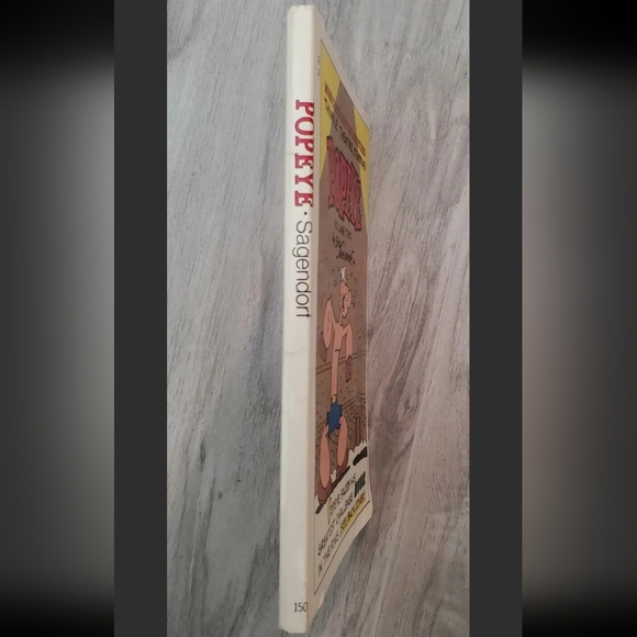 POPEYE THIMBLE THEATER PAPERBACK BOOK VOL 2 Cartoons Bud Sagendorf 1980 vintage - Picture 2 of 10